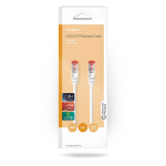 Nedis CAT6a nettverkskabel | S/FTP | RJ45 Han | RJ45 Han | 1.50 m | Snagless | Rund | LSZH | Hvit | Boks
