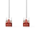 Nedis CAT6a nettverkskabel | S/FTP | RJ45 Han | RJ45 Han | 3.00 m | Snagless | Rund | LSZH | Hvit | Boks