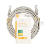 Nedis CAT5e nettverkskabel | U/UTP | RJ45 Han | RJ45 Han | 5.00 m | Rund | PVC | Grå | Label