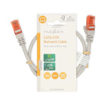 Nedis CAT6 Nettverkskabel | RJ45 Han | RJ45 Han | U/UTP | 0.50 m | Rund | PVC | Grå | Label Nedis CAT6 Nettverkskabel | RJ45 Han | RJ45 Han | U/UTP | 0.50 m | Rund | PVC | Grå | Label