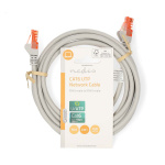 Nedis CAT6 Nettverkskabel | RJ45 Han | RJ45 Han | U/UTP | 2.00 m | Rund | PVC | Grå | Label