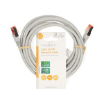Nedis CAT6 Nettverkskabel | RJ45 Han | RJ45 Han | SF/UTP | 3.00 m | Rund | PVC | Grå | Label
