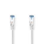 Nedis CAT6a nettverkskabel | S/FTP | RJ45 Han | RJ45 Han | 2.00 m | Snagless | Rund | LSZH | Hvit | Label Nedis CAT6a nettverkskabel | S/FTP | RJ45 Han | RJ45 Han | 2.00 m | Snagless | Rund | LSZH | Hvit | Label