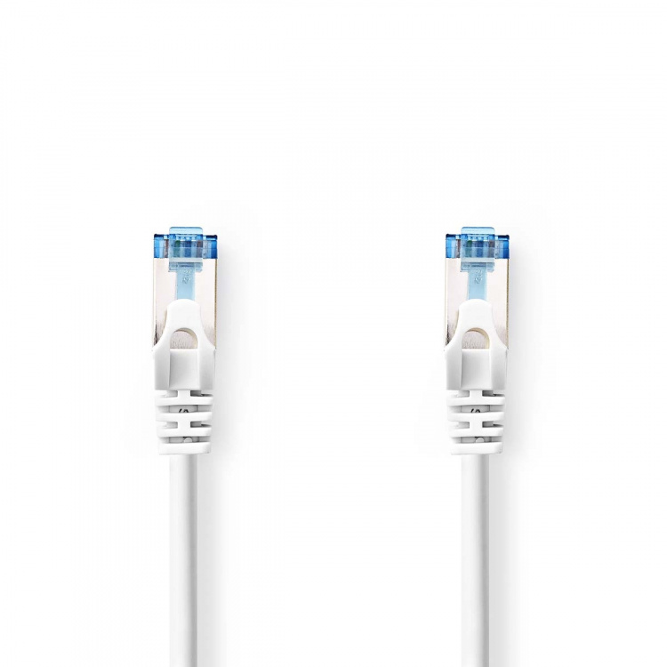 Nedis CAT6a nettverkskabel | S/FTP | RJ45 Han | RJ45 Han | 2.00 m | Snagless | Rund | LSZH | Hvit | Label Nedis CAT6a nettverkskabel | S/FTP | RJ45 Han | RJ45 Han | 2.00 m | Snagless | Rund | LSZH | Hvit | Label