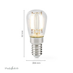 Nedis Kjøleskap Pære | LED | E14 | 2 W | T26 Nedis Kjøleskap Pære | LED | E14 | 2 W | T26