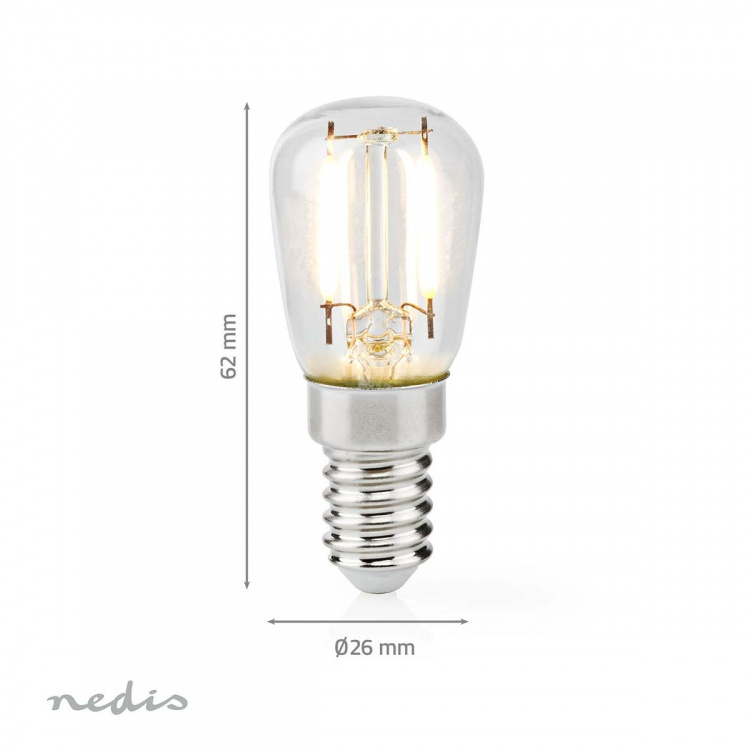 Nedis Kjøleskap Pære | LED | E14 | 2 W | T26 Nedis Kjøleskap Pære | LED | E14 | 2 W | T26