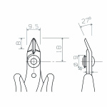 Piergiacomi Skjæretang 118 mm Presisjon