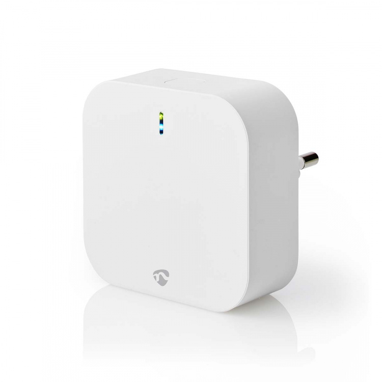 Nedis SmartLife Gateway | Bluetooth® / Zigbee 3.0 | 50 Enheter | Nettstrøm drevet | Android™ / IOS | Hvit