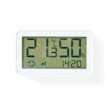 Nedis SmartLife Klimasensor | Zigbee 3.0 | Batteri drevet | Android™ / IOS | Hvit