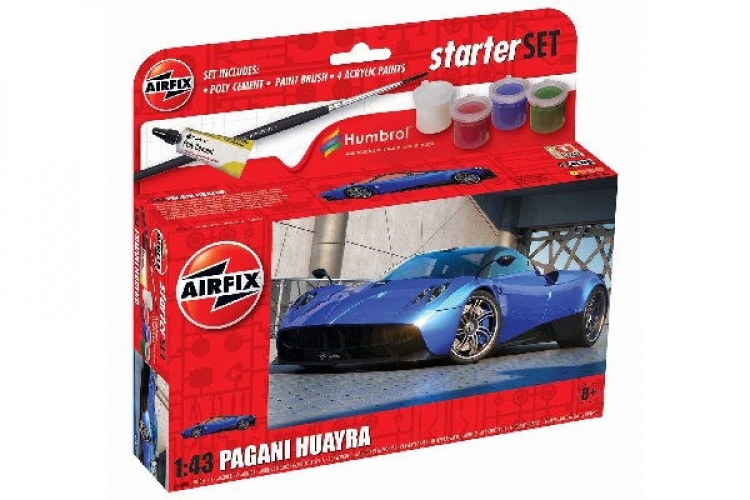 Airfix Lite startsett 1:43 Pagani Huayra, ny Airfix Lite startsett 1:43 Pagani Huayra, ny