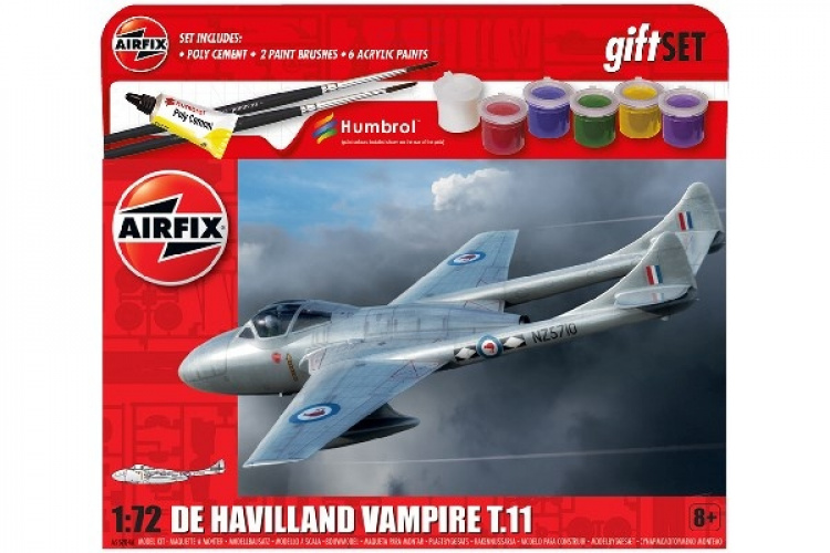 Airfix de Havilland Vampire T.11, 1:72 hengende gavesett