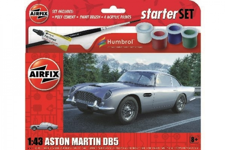 Airfix Startsett Aston Martin DB5 1:43 Airfix Startsett Aston Martin DB5 1:43