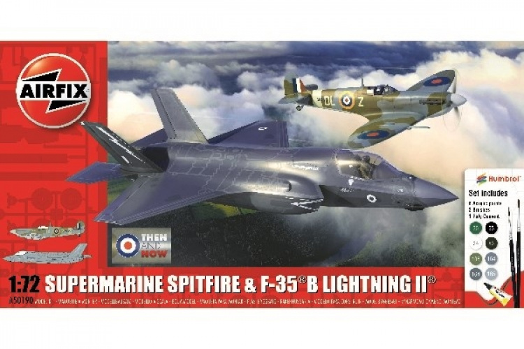 Airfix spitfire Mk.Vc og F-35B Lightning II 