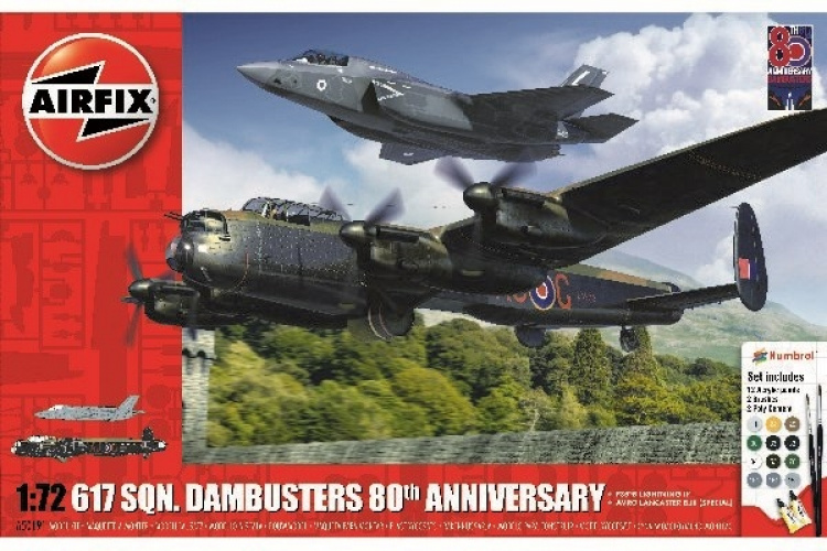 Airfix Dambusters 80-årsjubileum gavesett 1:72 Airfix Dambusters 80-årsjubileum gavesett 1:72