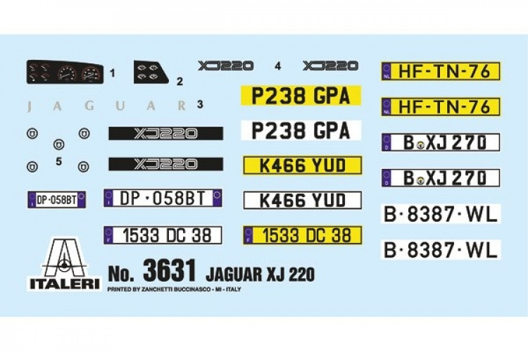 Italeri 1:24 Jaguar XJ 220 Italeri 1:24 Jaguar XJ 220