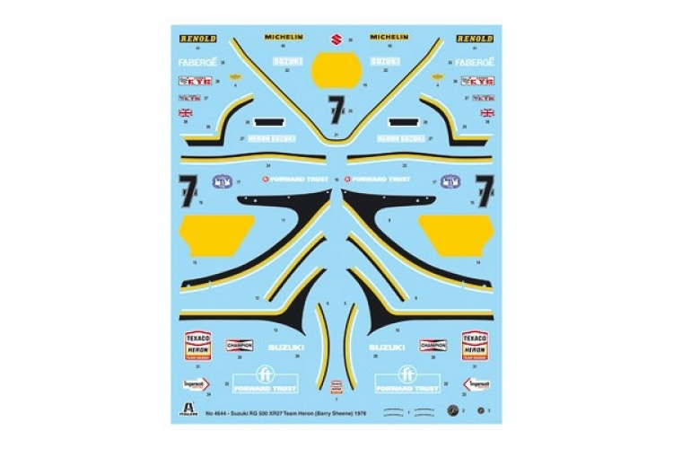 Italeri 1:9 Suzuki RG 500 XR27 1978 Team Heron Italeri 1:9 Suzuki RG 500 XR27 1978 Team Heron