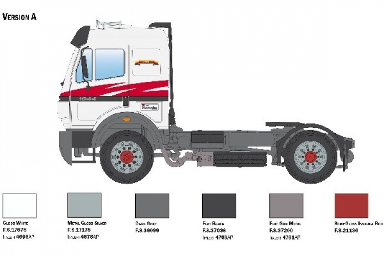 Italeri 1:24 Mercedes Benz SK 1844 LS V8 Italeri 1:24 Mercedes Benz SK 1844 LS V8