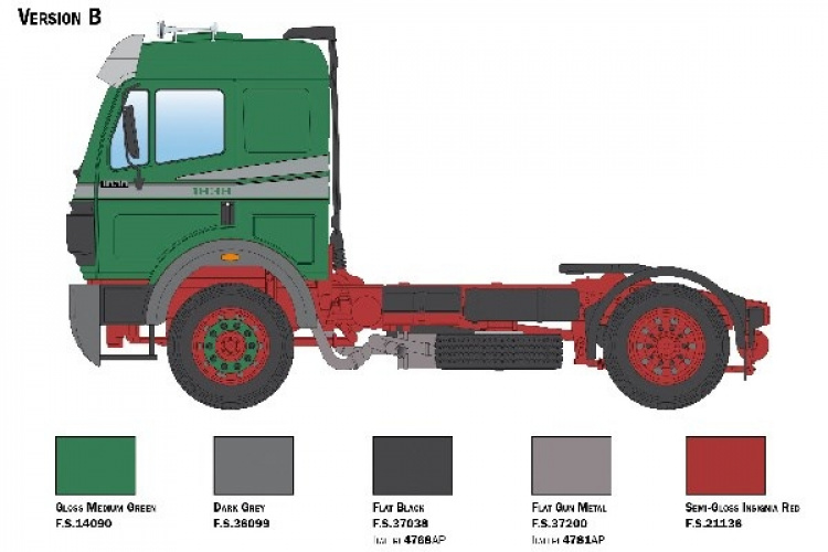 Italeri 1:24 Mercedes Benz SK 1844 LS V8 Italeri 1:24 Mercedes Benz SK 1844 LS V8