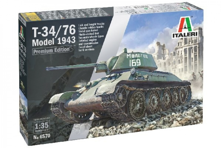 Italeri 1:35 T-34/76 Modell 1943 (premiumutgave)