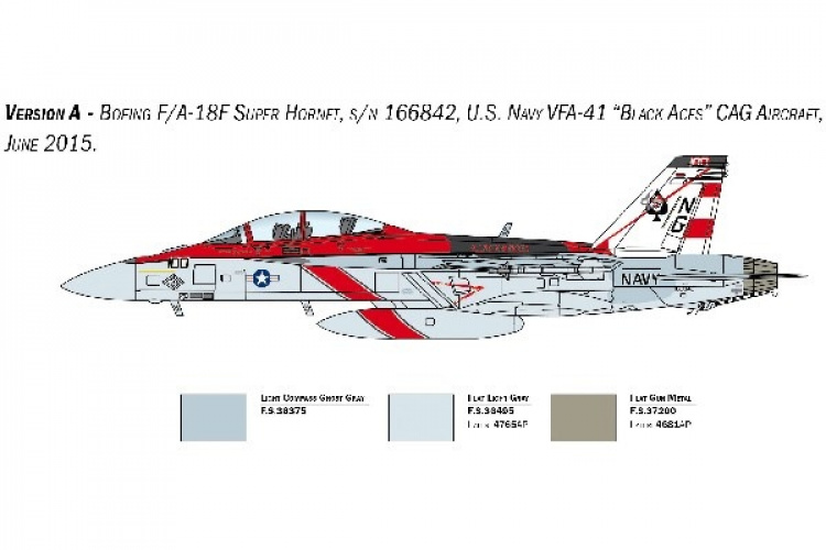 ITALERI 1:48 F/A-18F U.S. Navy Special Colors