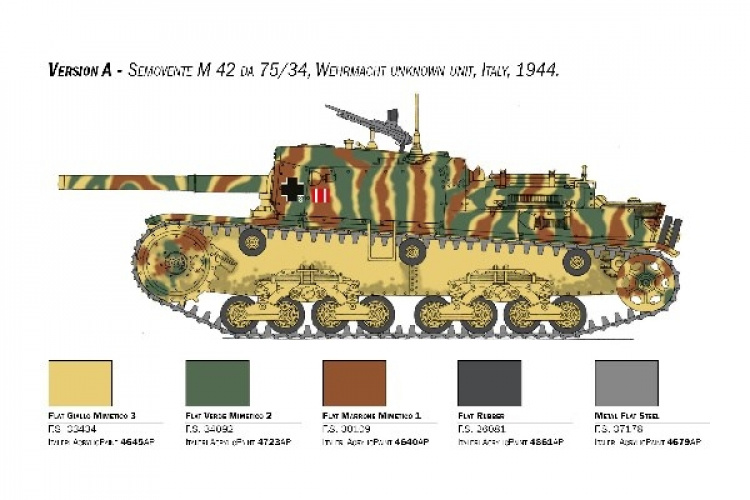 Italeri 1:35 Semovente M42 da 75/34