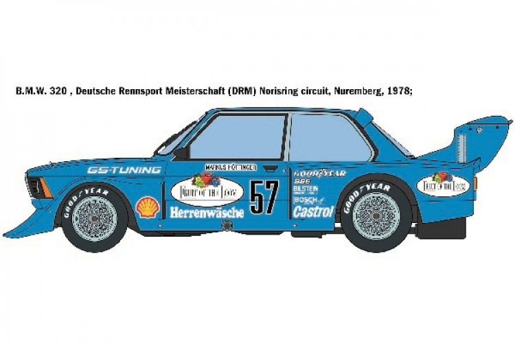 Italeri 1:24 B.M.W. 320 gr. 5 Italeri 1:24 B.M.W. 320 gr. 5