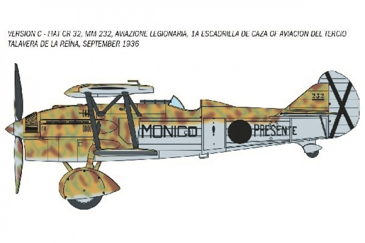 Italeri 1:72 Fiat CR 32 Freccia