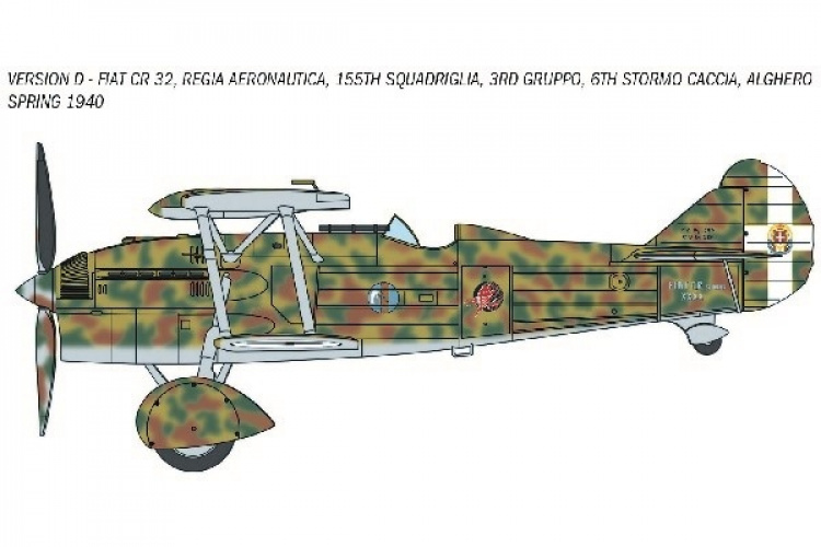 Italeri 1:72 Fiat CR 32 Freccia