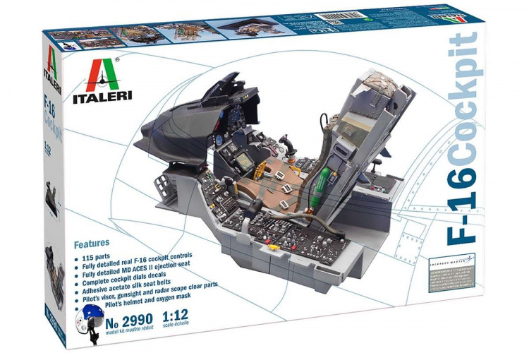 Italeri 1:48 F-16 Cockpit