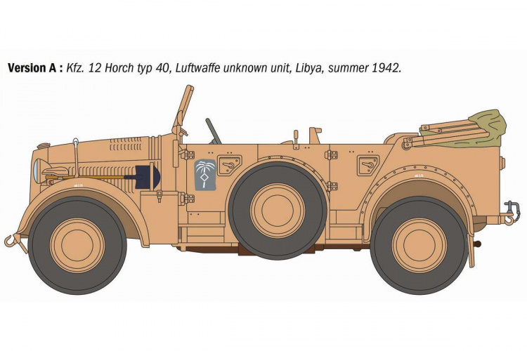 Italeri 1:35 Motorkjøretøy. Horch 901 type 40 Frühe Ausf.