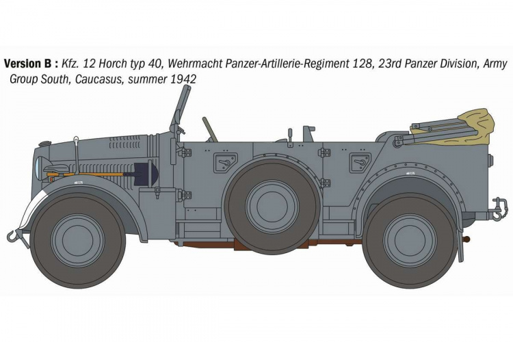 Italeri 1:35 Motorkjøretøy. Horch 901 type 40 Frühe Ausf.