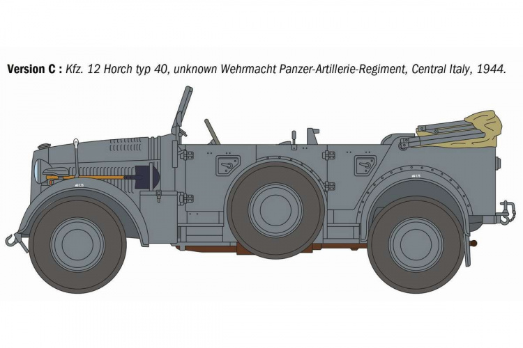 Italeri 1:35 Motorkjøretøy. Horch 901 type 40 Frühe Ausf.