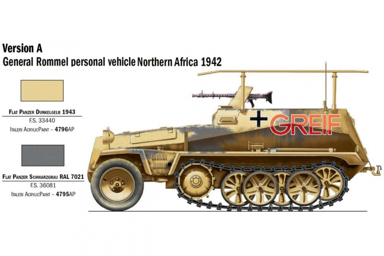 Italeri 1:72 Sd.Kfz. 250/3