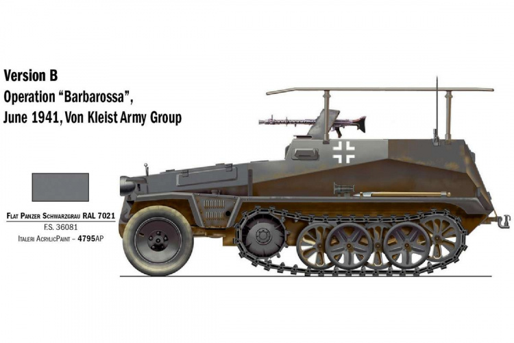 Italeri 1:72 Sd.Kfz. 250/3