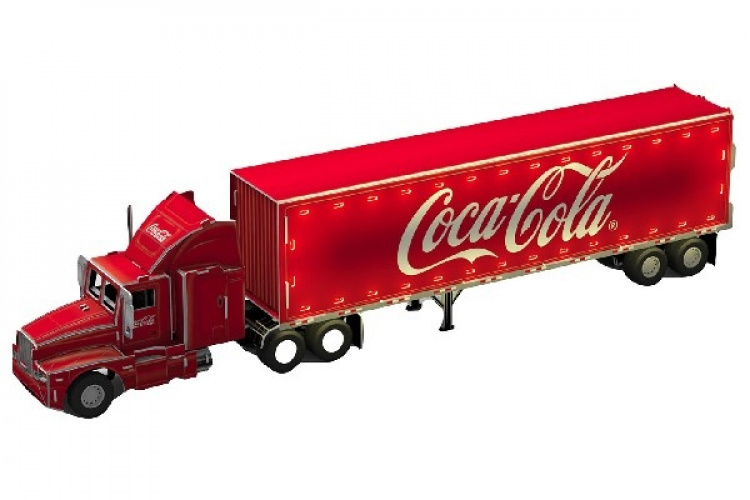 Revell 3D-puslespill Coca-Cola-lastebil LED