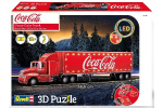 Revell 3D-puslespill Coca-Cola-lastebil LED