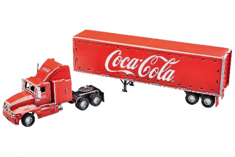 Revell 3D-puslespill Coca-Cola-lastebil LED