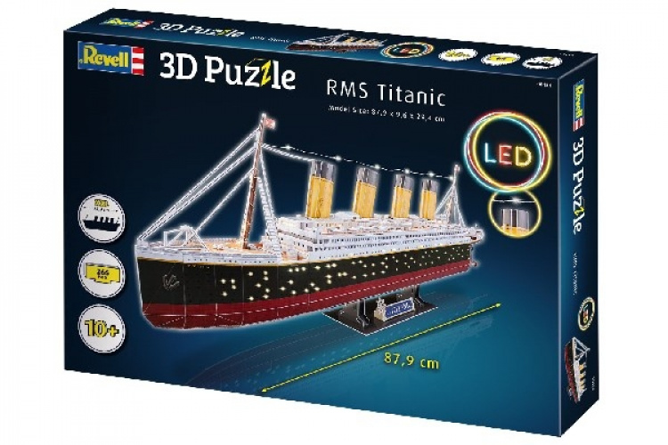 Revell 3D puslespill RMS Titanic LED