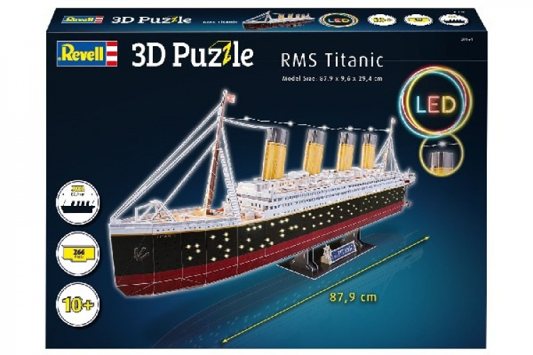 Revell 3D puslespill RMS Titanic LED