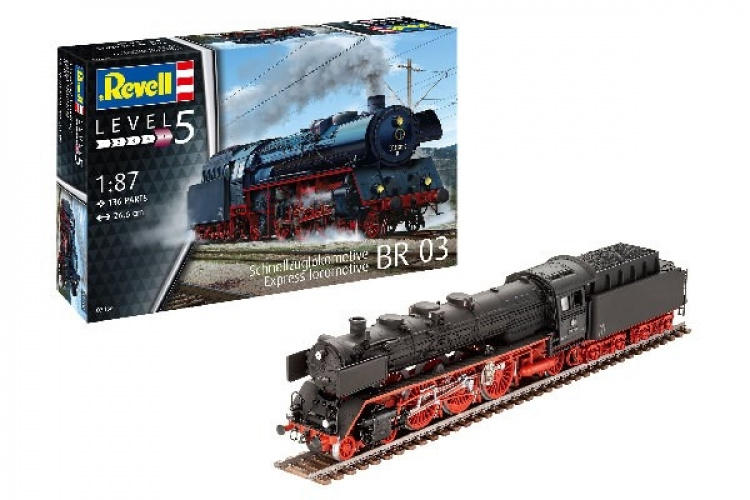 Revell Ekspresslokomotiv klasse 03 med tender 1:87
