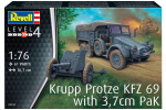 Revell Krupp Protze KFZ 69 med 3,7cm Pak 1:76 Revell Krupp Protze KFZ 69 med 3,7cm Pak 1:76