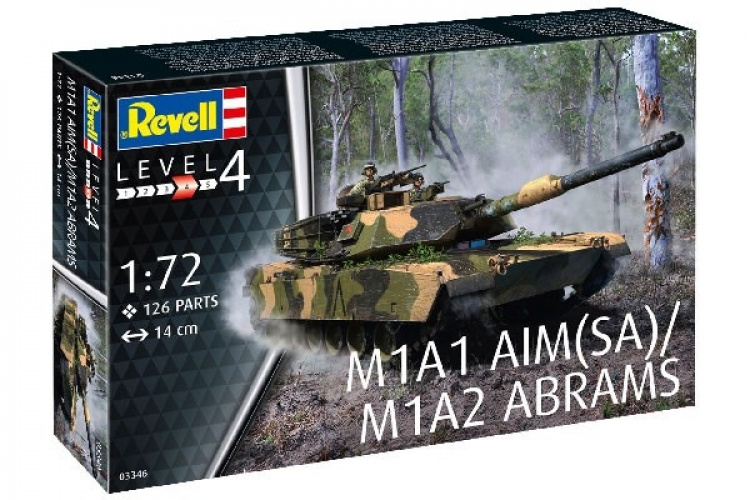 Revell M1A2 Abrams stridsvogn 1:72 Revell M1A2 Abrams stridsvogn 1:72