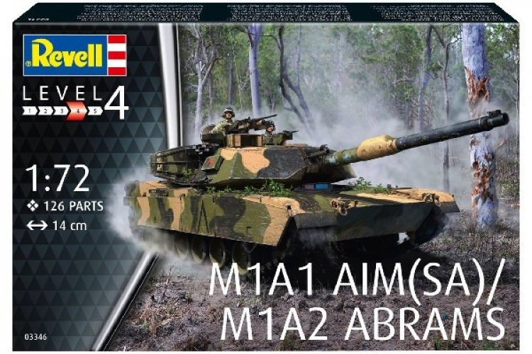 Revell M1A2 Abrams stridsvogn 1:72 Revell M1A2 Abrams stridsvogn 1:72