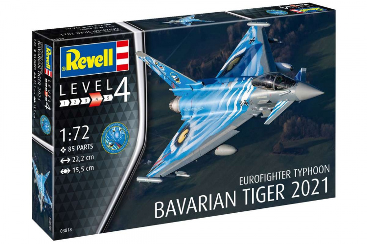 Revell Eurofighter Typhoon \'Den bayerske tigeren 2021\'