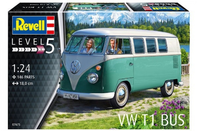Revell VW T1 Bus i skala 1:24 Revell VW T1 Bus i skala 1:24