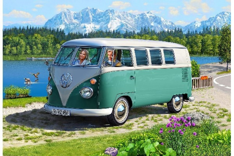 Revell VW T1 Bus i skala 1:24 Revell VW T1 Bus i skala 1:24