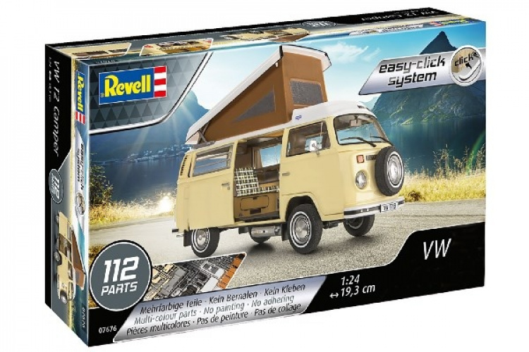 Revell 1:24 VW T2 Camper (easy click) modellsett