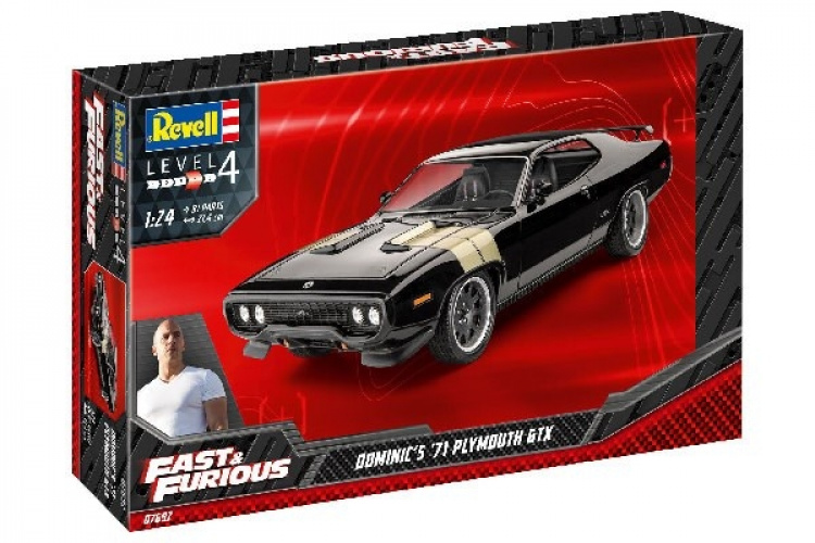 Revell Fast & Furious - Dominics Plymouth GTX fra 1971 1:25