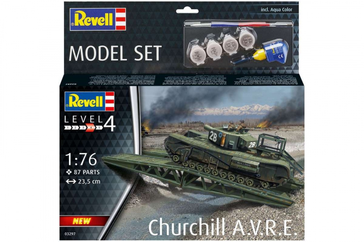 Revell Modellsett Churchill A.V.R.E. 1:76