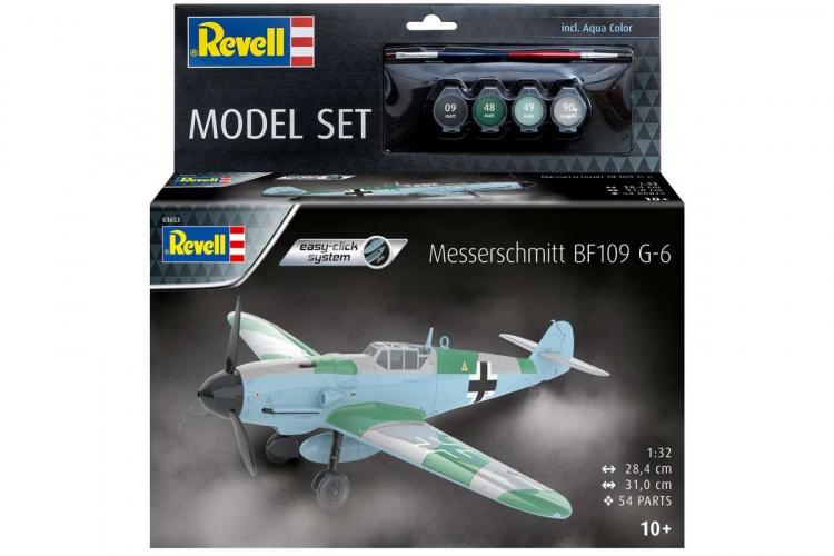 Revell Modellsett Easy-Click Messerschmitt Bf109G-6 1:32